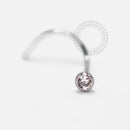 OR87 Nostril Ouro Branco (0,08g) - (0,09g)