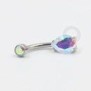 TN526 Navel Gota Zirconia Titânio