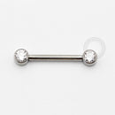 TN431 Nipple Zirconia Flat Rosca Interna Titânio ASTM F136 (14mm)