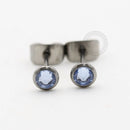 TN356 Brinco Cristal Titânio ASTM F136