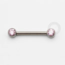 TN607 Nipple Zirconia Flat Rosca Interna Titânio ASTM F136 (16mm)