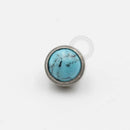 TN442 Topo 1.6mm Synthetic Turquoise Titânio