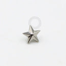 TN997 Topo Estrela Lisa Titânio
