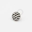 TN408 Topo Microdermal Martelado Titânio