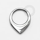 TN1279 Segmento Gota Frontal Titânio ASTM F-136