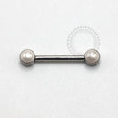 TN1179 Nipple Madrepérola Push Pin Unilateral Titânio ASTM F136