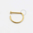 TN221 D Ring Titânio PVD Gold