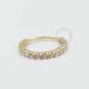 OR02 Argola de Torção Cravejada CZ Nasal Ouro 18K ( 0,375g)