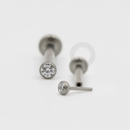 LABRET MONTADO TITÂNIO