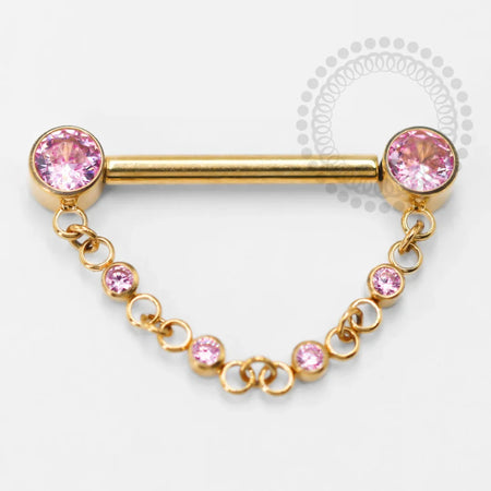 PIERCING INTIMO TITANIO PVD GOLD