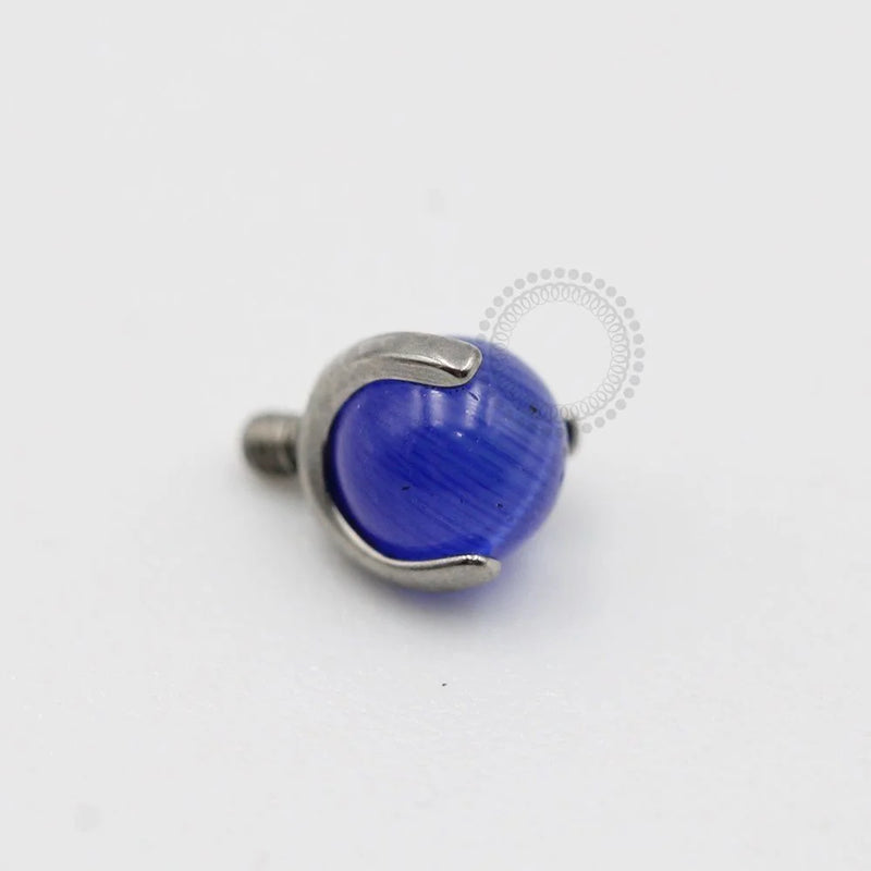 TN299 Topo Esfera Synthetic Stone 1.6mm Titânio