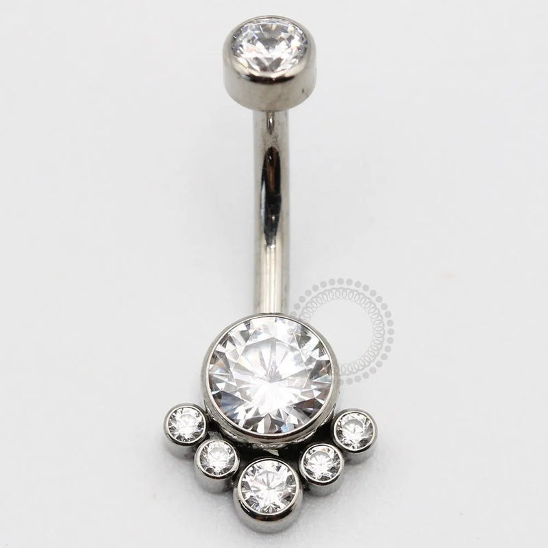 TN142 Navel Piercing Decorada Modelo 1