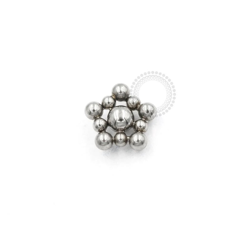 TN781 Topo Flor de Esferas Titânio ASTM F136