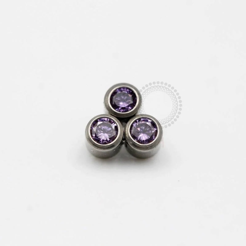 TN174 Topo Trinity Circular Zirconias Titânio ASTM F-136