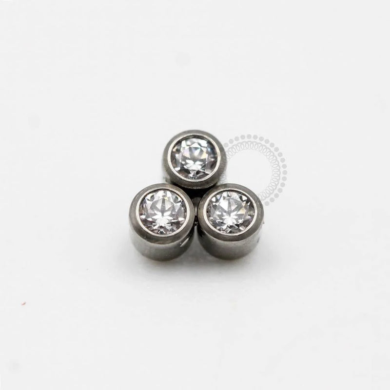 TN174 Topo Trinity Circular Zirconias Titânio ASTM F-136