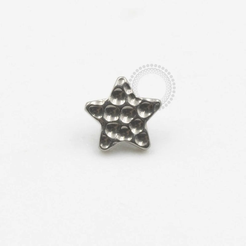 TN363 Topo Estrela Martelado Titânio