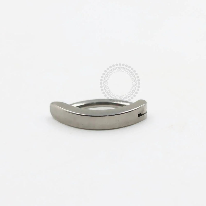 TN1005 Navel Belly Clicker Liso Titânio