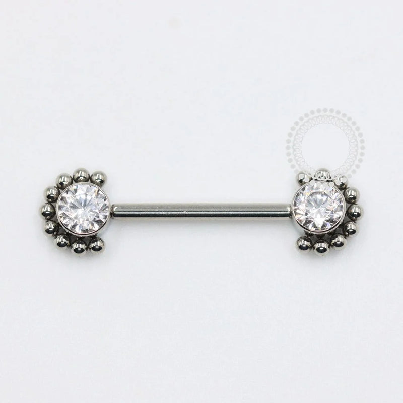 TN1040 Nipple Indiano Push Pin Unilateral Titânio ASTM F136