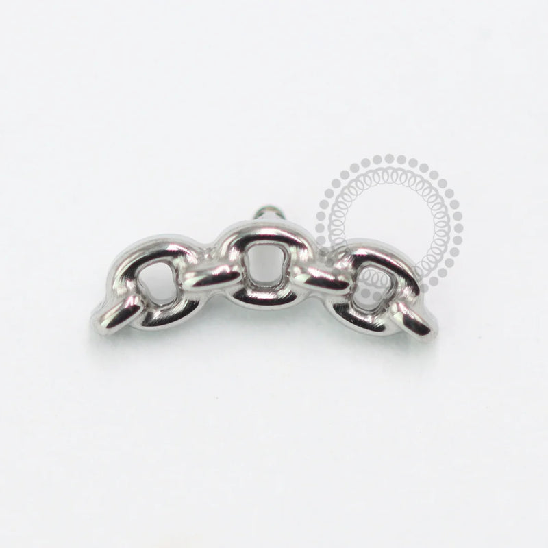 TN1478 Topo Design de Corrente Titânio ASTM F-136